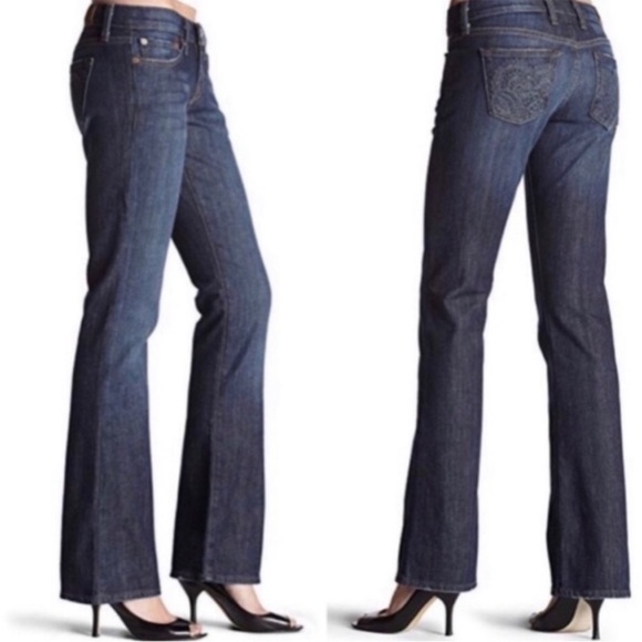 Lucky Brand Denim - ❤️💜💙💛 Lucky Brand Henna Sweet & Low Mid Rise Embroidered Boot Cut Jean 8/29